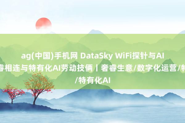 ag(中国)手机网 DataSky WiFi探针与AI云盒奢睿相连与特有化AI劳动技俩丨奢睿生意/数字化运营/特有化AI