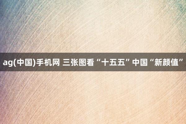 ag(中国)手机网 三张图看“十五五”中国“新颜值”