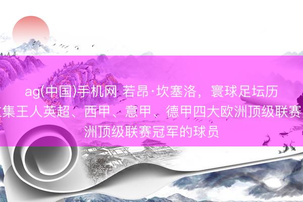 ag(中国)手机网 若昂·坎塞洛，寰球足坛历史上第一位集王人英超、西甲、意甲、德甲四大欧洲顶级联赛冠军的球员