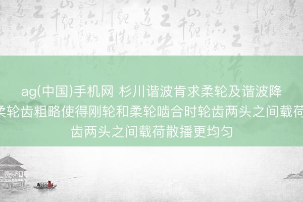 ag(中国)手机网 杉川谐波肯求柔轮及谐波降速器专利, 柔轮齿粗略使得刚轮和柔轮啮合时轮齿两头之间载荷散播更均匀