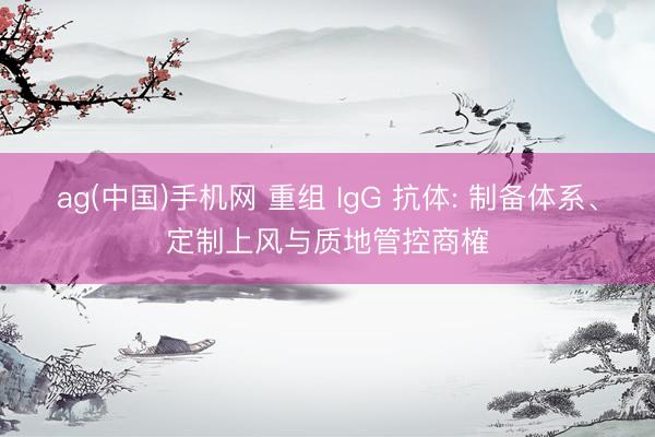 ag(中国)手机网 重组 IgG 抗体: 制备体系、定制上风与质地管控商榷